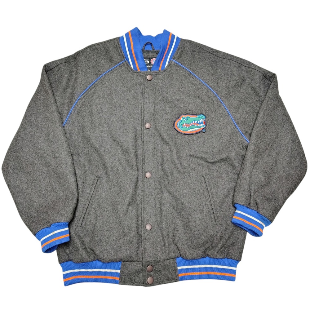 Florida Gators Varsity Jacket Mens Size L Large‎ Wool Bomber G-III By Carl Banks